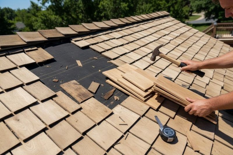 Cost of Wood Shake Roof Replacement in Warren, CT